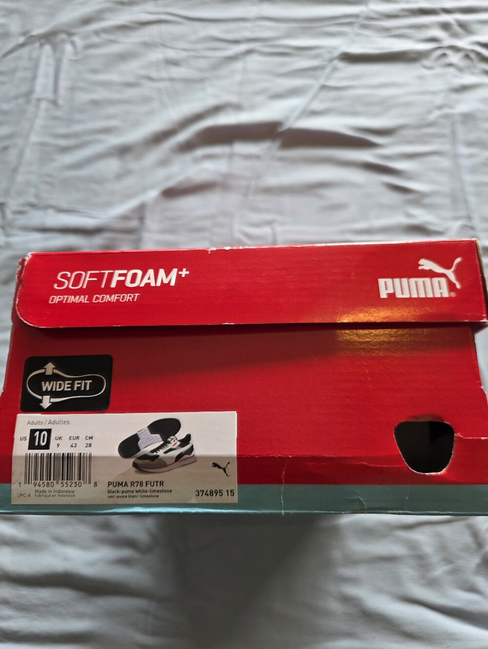 Puma Red Shoe Box with White Logo